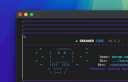 creaneo-code terminal